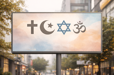 image présentant des symboles religieux