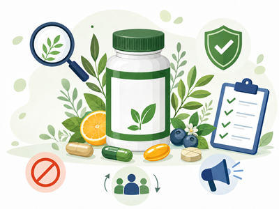 Image illustrative - Compléments alimentaires - petit guide pour une communication maîtrisée