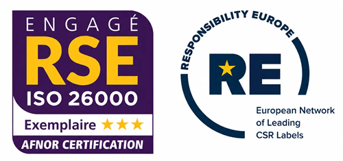 Logos Engage RSE et Responsibility Europe